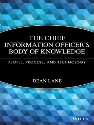 cover image of The Chief Information Officer's Body of Knowledge
